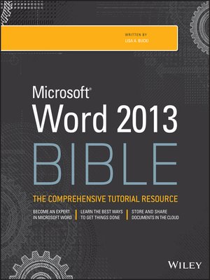 cover image of Word 2013 Bible